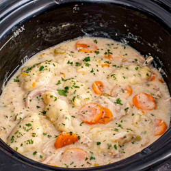 Slow Cooker Chicken And Dumplings