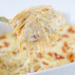 Bacon Cream Cheese Spaghetti