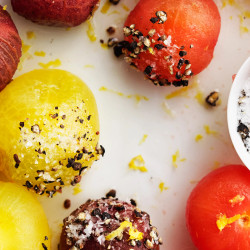 Vodka-spiked Cherry Tomatoes With Pepper Salt