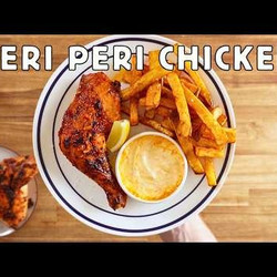 Homemade Peri Peri Chicken With Fries