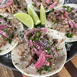 Salsa Verde Pulled Pork Tacos