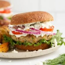Greek Turkey Burgers