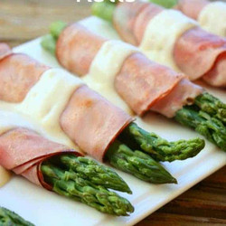 Ham Asparagus Rolls