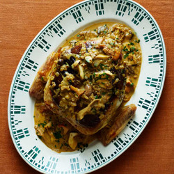 Chicken diane with mixed mushrooms - Lisa Goodwin-Allen