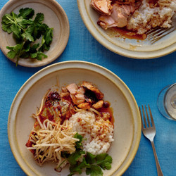 Gochujang Butter Salmon fish salmon Georgina Hayden