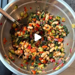 Sweet And Spicy Bean Salad