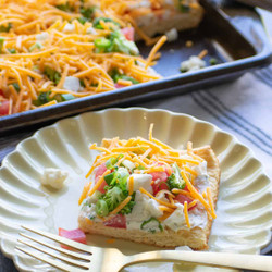 Classic Cold Crescent Roll Veggie Pizza