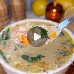 Lemon Chicken And Farro Soup