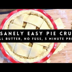 Insanely Easy Homemade All-butter Pie Crust | Rosie’s Kitchen Adventures YT