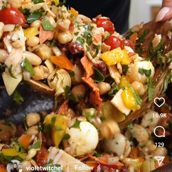 Sundried Tomato Dense Bean Salad