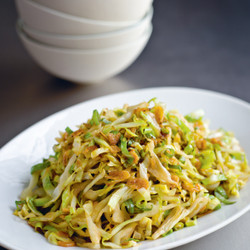 Stir-Fried Greens with Dried Shrimp