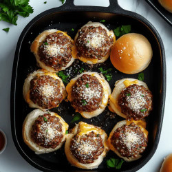 Irresistible Garlic Parmesan Cheeseburger Bombs