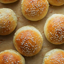 Homemade Brioche Hamburger Buns