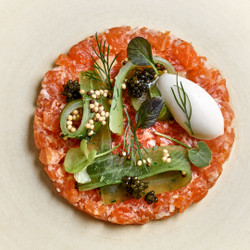 Tartare Of Marinated Salmon (adapted for canape)
