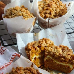 Pumpkin Banana Bread Muffins With A Cream Cheese Filling