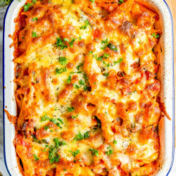 Chicken And Bacon Pasta Casserole