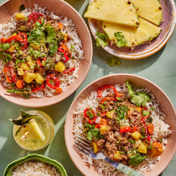 Tropical Teriyaki Ground Beef Bowl