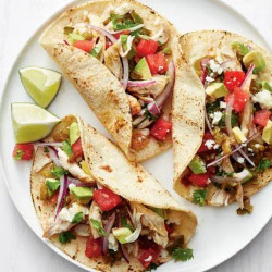 Chicken-watermelon Tacos