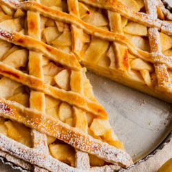 Apfel-gitterkuchen - Mit Mürbeteig Und Zimt