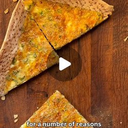 Air Fryer Lebanese Bread Egg And Cheese Bake