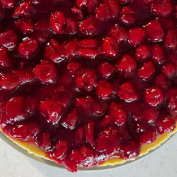 Classic Cheesecake With Sour Cherries
