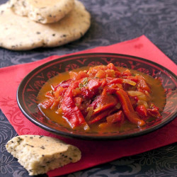 Choukchouka Aux Tomates Et Poivrons