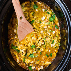 Slow Cooker Peanut Chicken