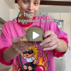 Easy 3 Ingredient Scones