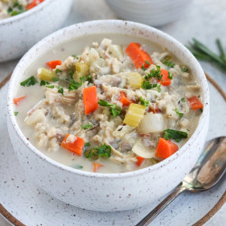 Copycat Panera Chicken &amp; Wild Rice Soup