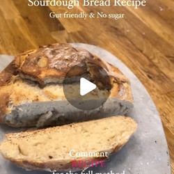 Two Ingredient Sourdough Bread