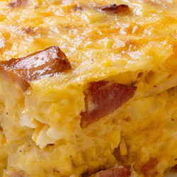Cheesy Amish Breakfast Casserole