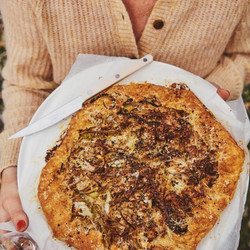 Creamy Cauliflower Galette