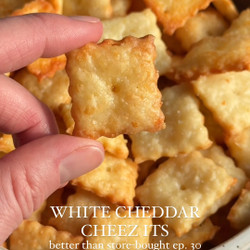5-ingredient White Cheddar Cheez Its!