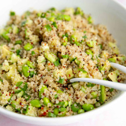Edamame Quinoa Sushi Salad