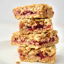 Peanut Butter Jelly Oat Bars
