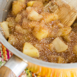 Sugar-free Apple Pie Chia Seed Jam + Parfait