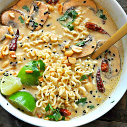 Spicy Thai Peanut Ramen