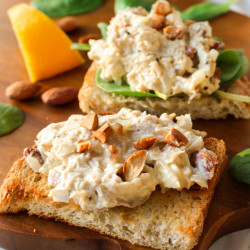 Greek Yogurt Chicken Salad (healthy &amp; Sugar Free)