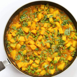 Vegan Bombay Potatoes &amp; Peas