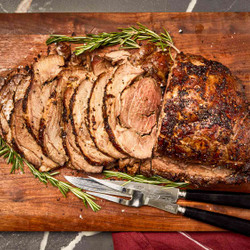 Slow-roasted Boneless Leg Of Lamb