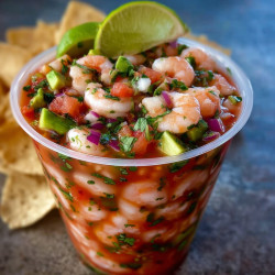 Mexican Shrimp Cocktail Zesty Style