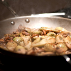 Caramelized Canned Artichokes