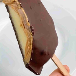 Low-carb Chocolate Covered Peanut Butter Apple Bars: Healthy Homemade Snack