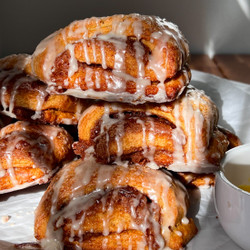 Sweet Potato Cinnamon Roll Scones