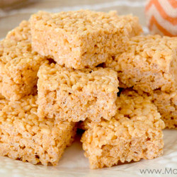 Pumpkin Spice Krispie Treats