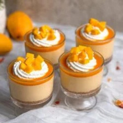 No Bake Mango Cheesecake Cups