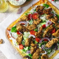 Koolhydraatarm Flatbread Met Gyros