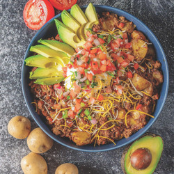 Cheesy Taco Taters (one Pot Meal)