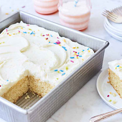 Vanilla Cake Pan Cake