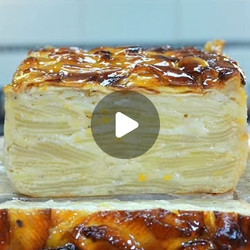 Thousand Layer Apple Cake (invisible Apple Cake) easy baking